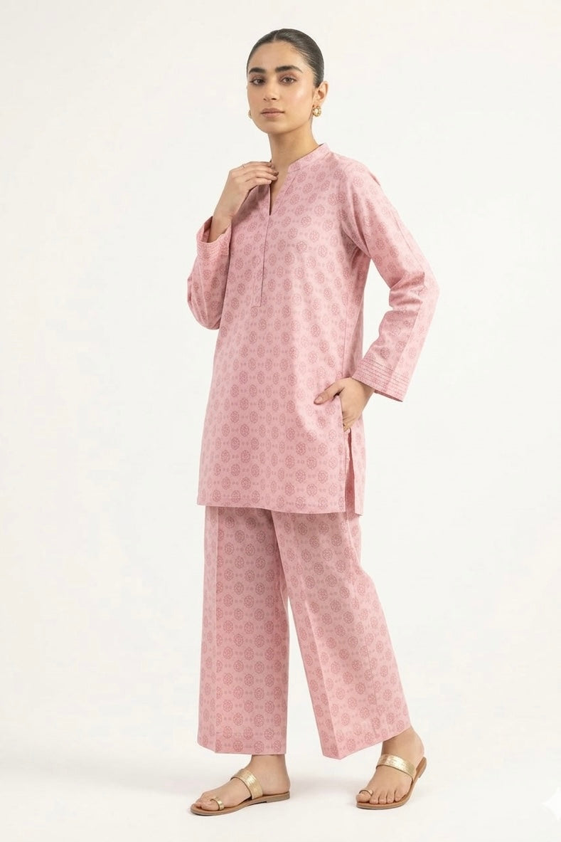 Dobby Lawn Pink Set