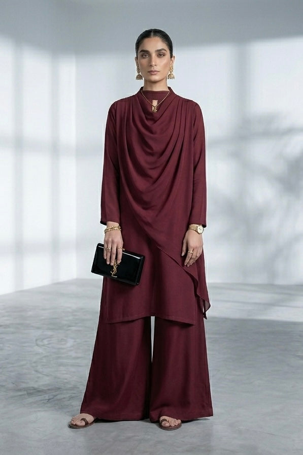 The Maroon Drape
