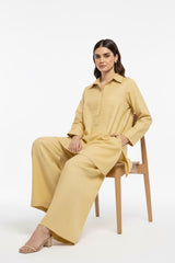 Relaxed Light Yellow Karandi Set