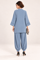 Poise Co-ord Set – Dusty Blue