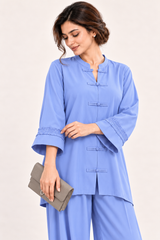 Poise Co-ord Set – Periwinkle Blue