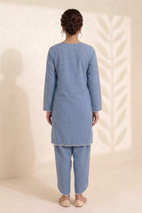 Blue Lawn Embellished Set