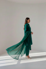 Dobby Cambric Emerald 3PC