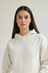 Cozy Fleece Hoodie Ivory