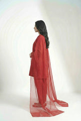 Korean Silk Red 3PC