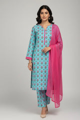 Slub Khaddar Print 3PC