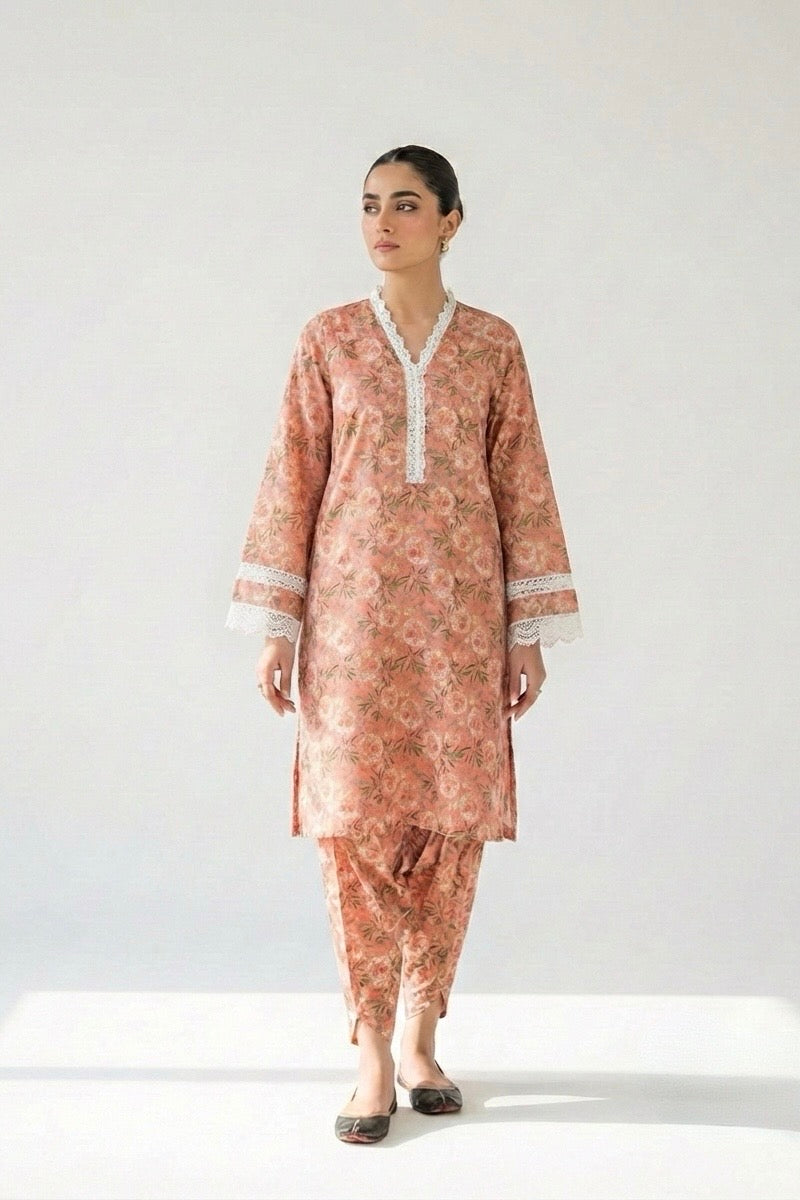 Printed Lawn Coord Set