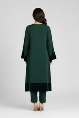 Emerald Karandi Velvet Set