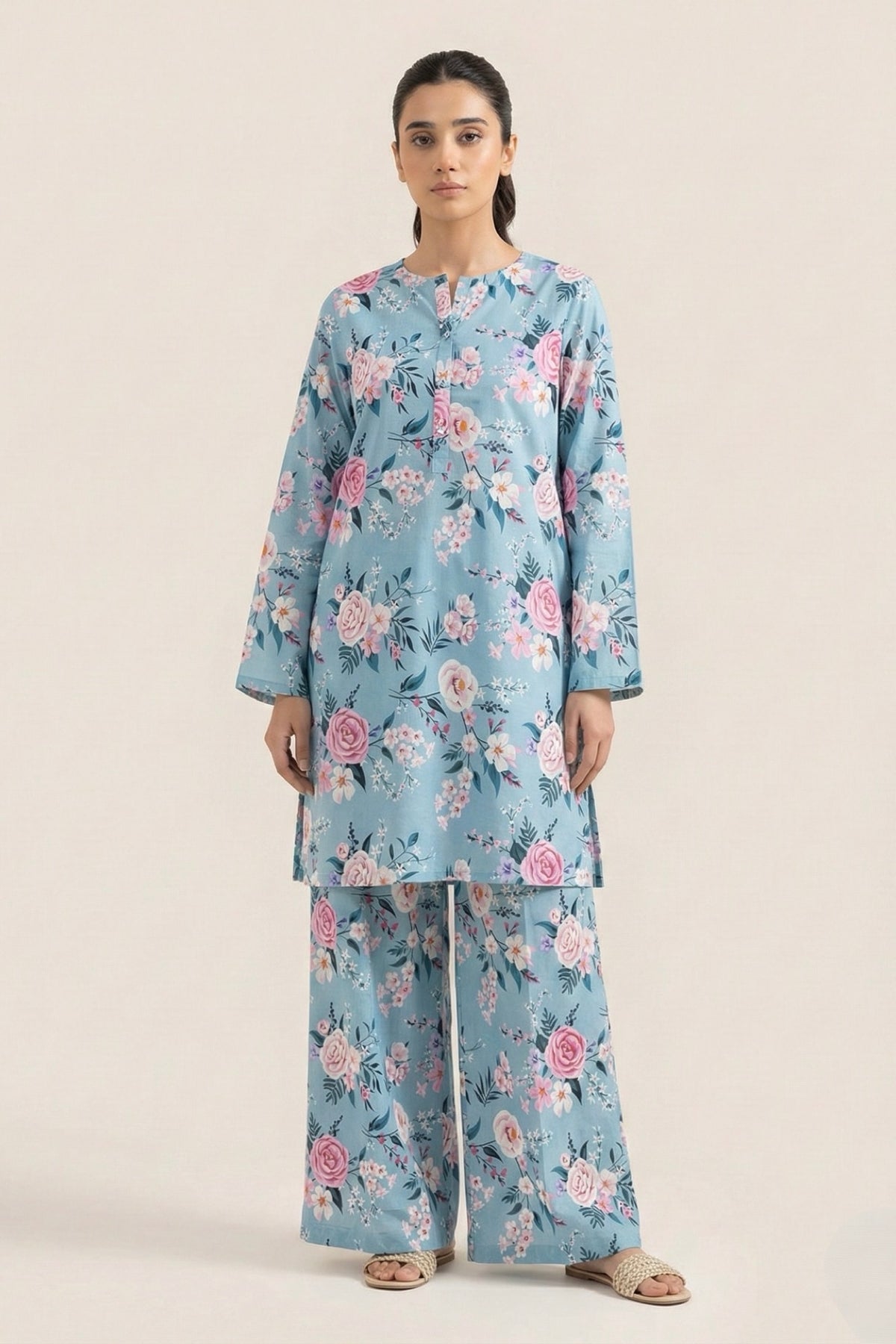 Printed Lawn Coord Set