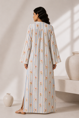 Linen Printed Kaftaan