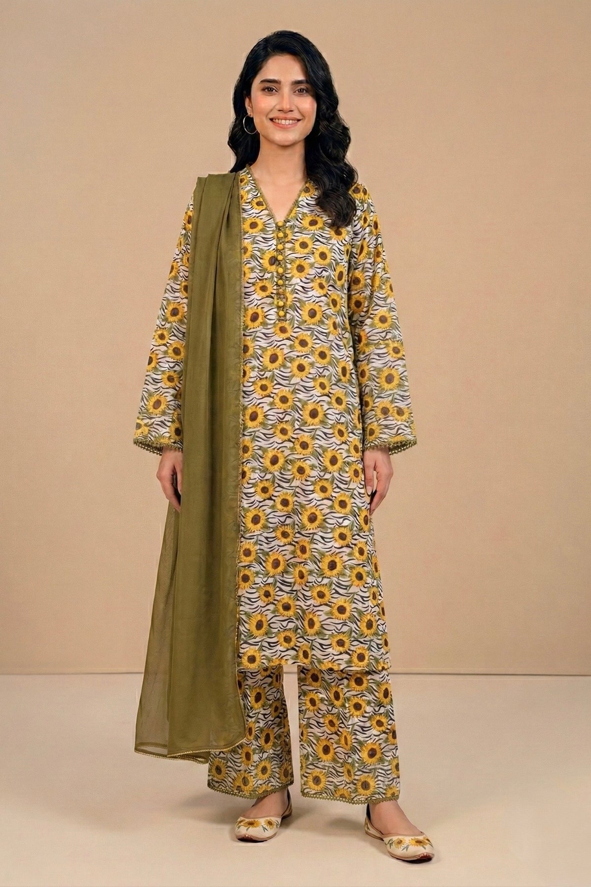 Printed Lawn Suit 3PC