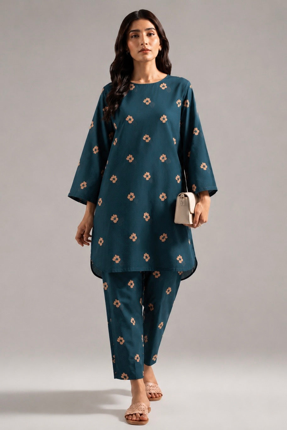 Printed Lawn Coord Set