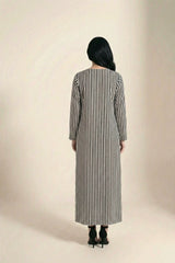 Printed Silk Lawn Kaftaan