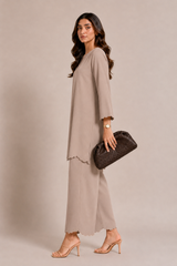 The Scallop Edit - Warm Taupe