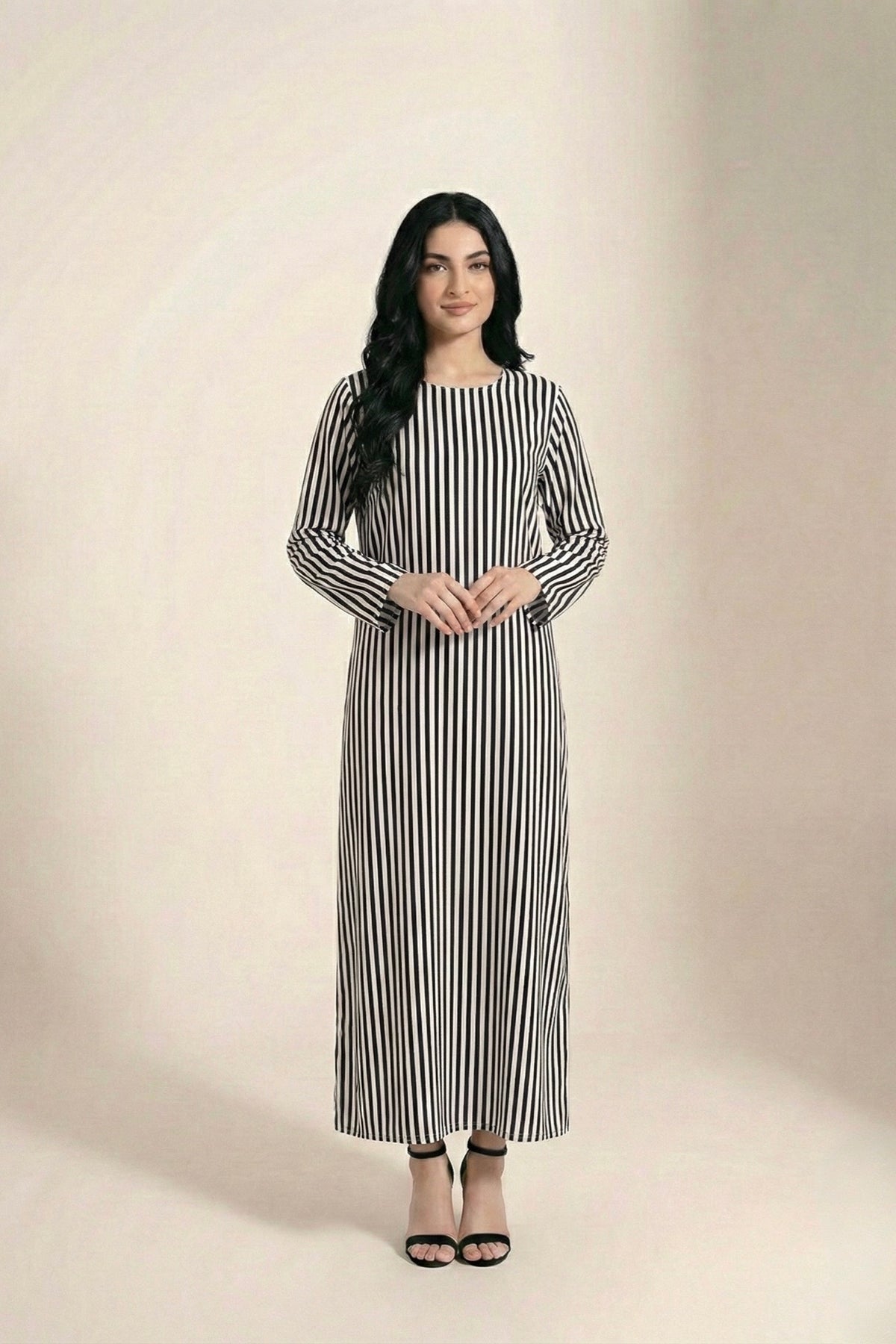 Printed Silk Lawn Kaftaan