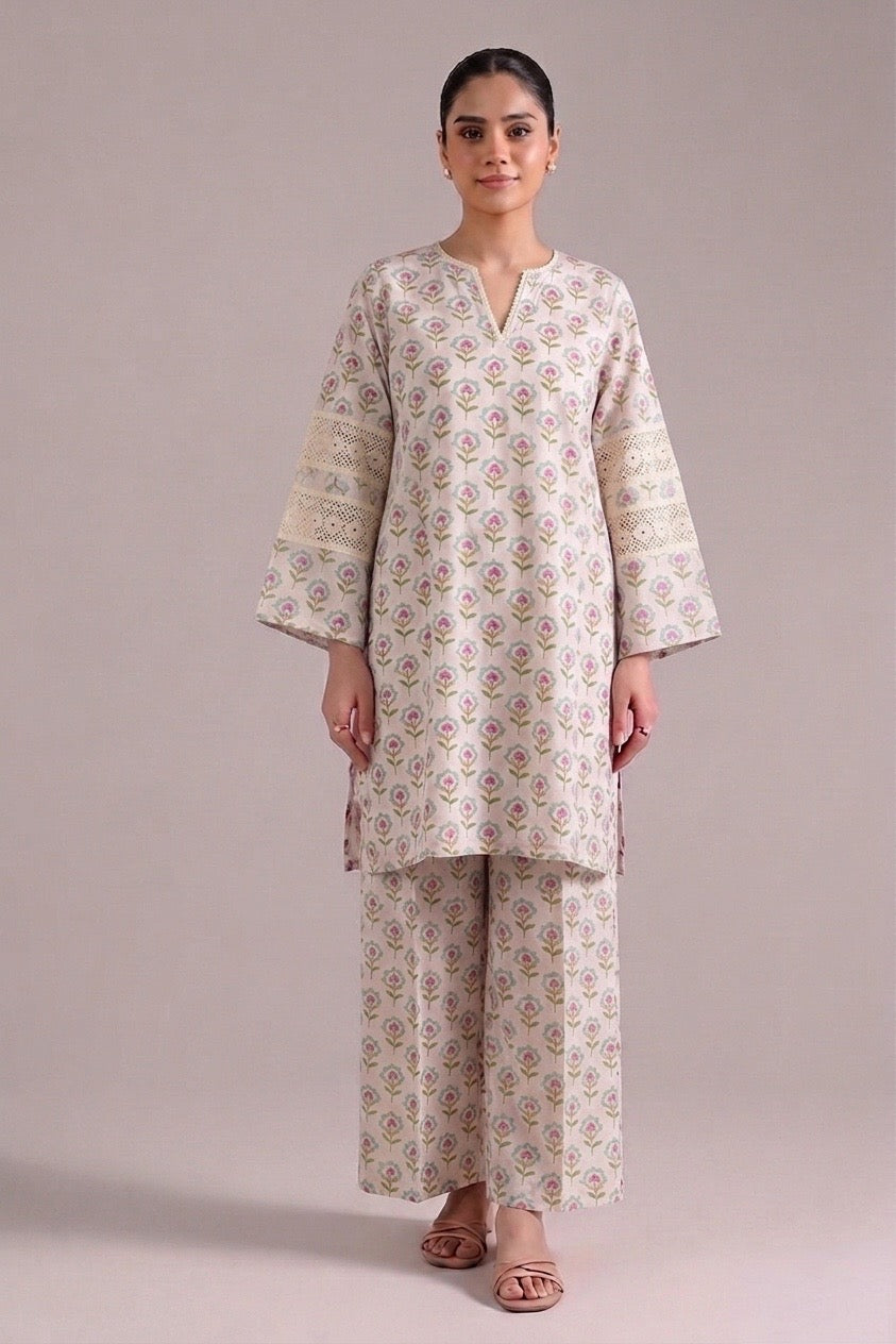 Printed Lawn Coord Set