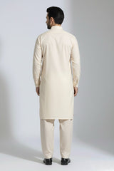 Men’s Wash n Wear Shalwar Kameez – Cream