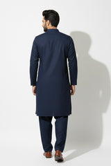 Men’s Cotton Shalwar Kameez – Navy