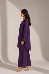 Deep Purple Nida Crepe Set