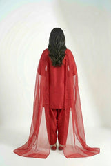 Korean Silk Red 3PC