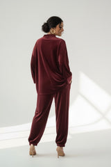 Luxe Comfort: Maroon