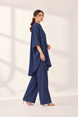 Relaxed Karandi Set Blue Navy