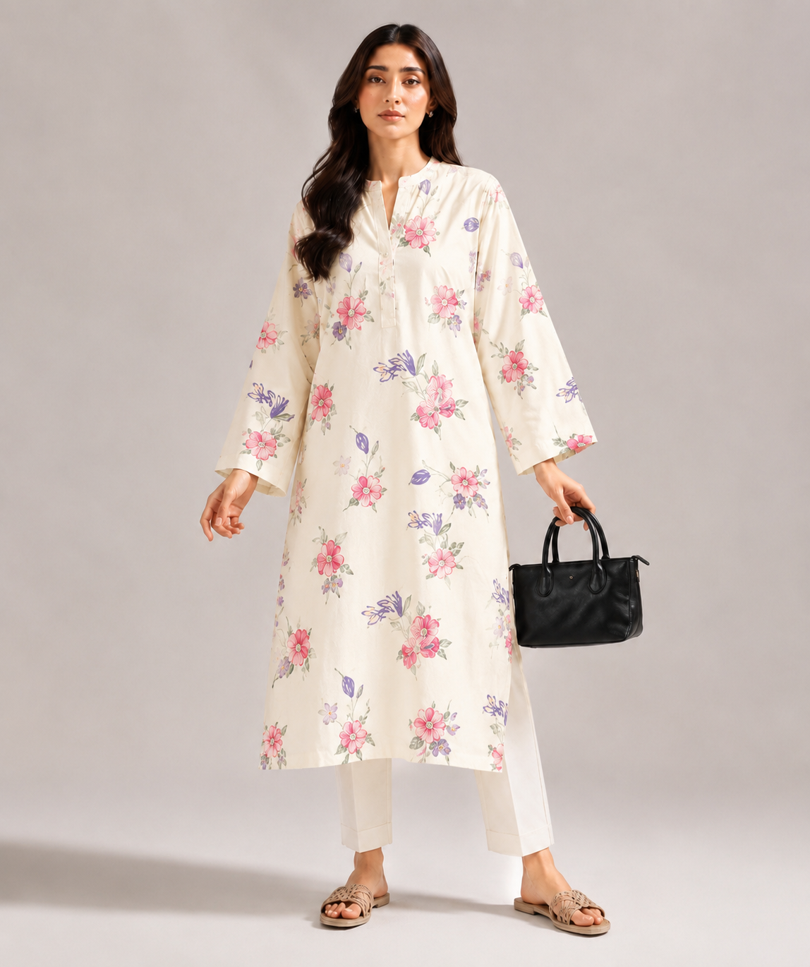 Printed Lawn Coord Set