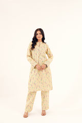 Slub Khaddar Print 2 PC