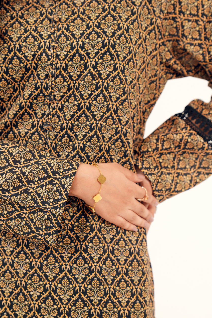 Slub Khaddar Print 2 PC