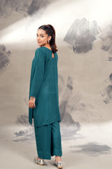 Silk Karandi Teal 2 PC