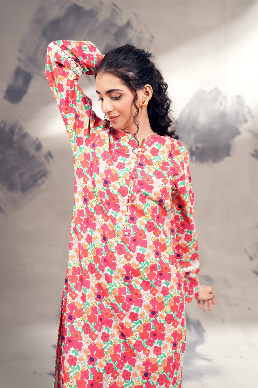 Dobby Cambric Print 2 PC