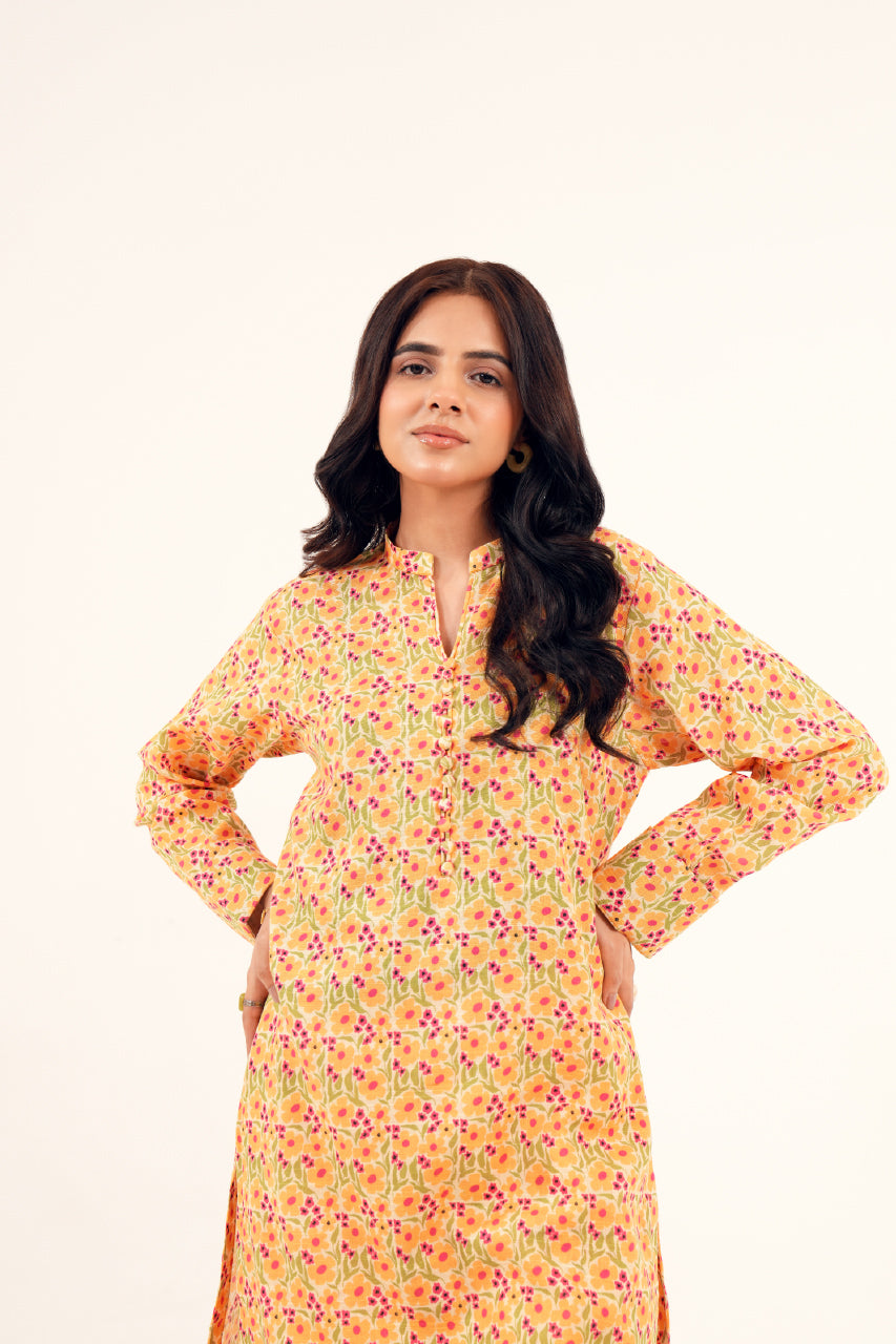 Slub Khaddar Print 2 PC