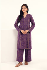 Slub Khaddar Screen Print 2 PC
