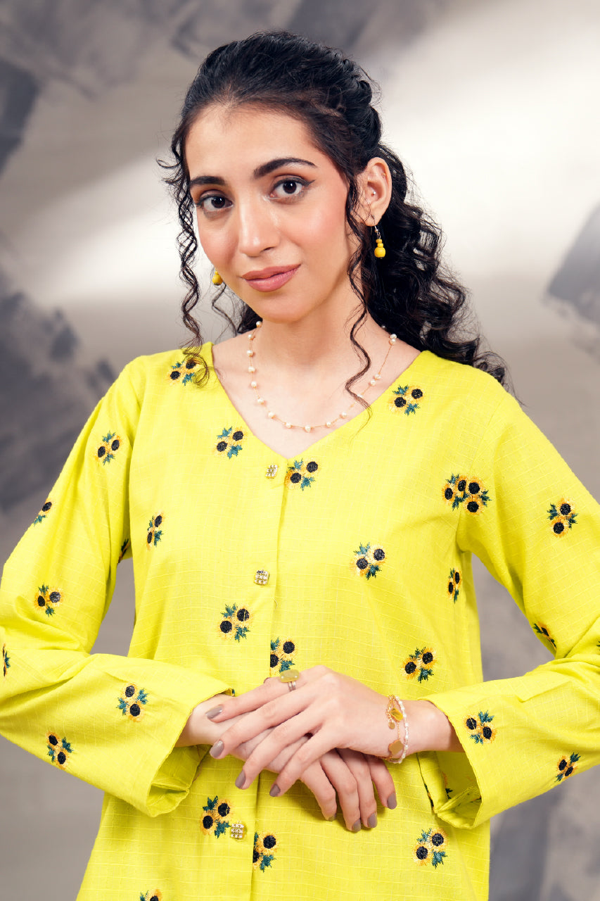 Cambric Embroidery 2 PC