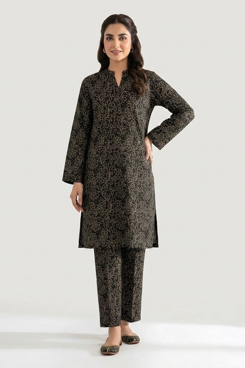 Printed Lawn Kurta Set