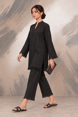 The Fringed Set - Black