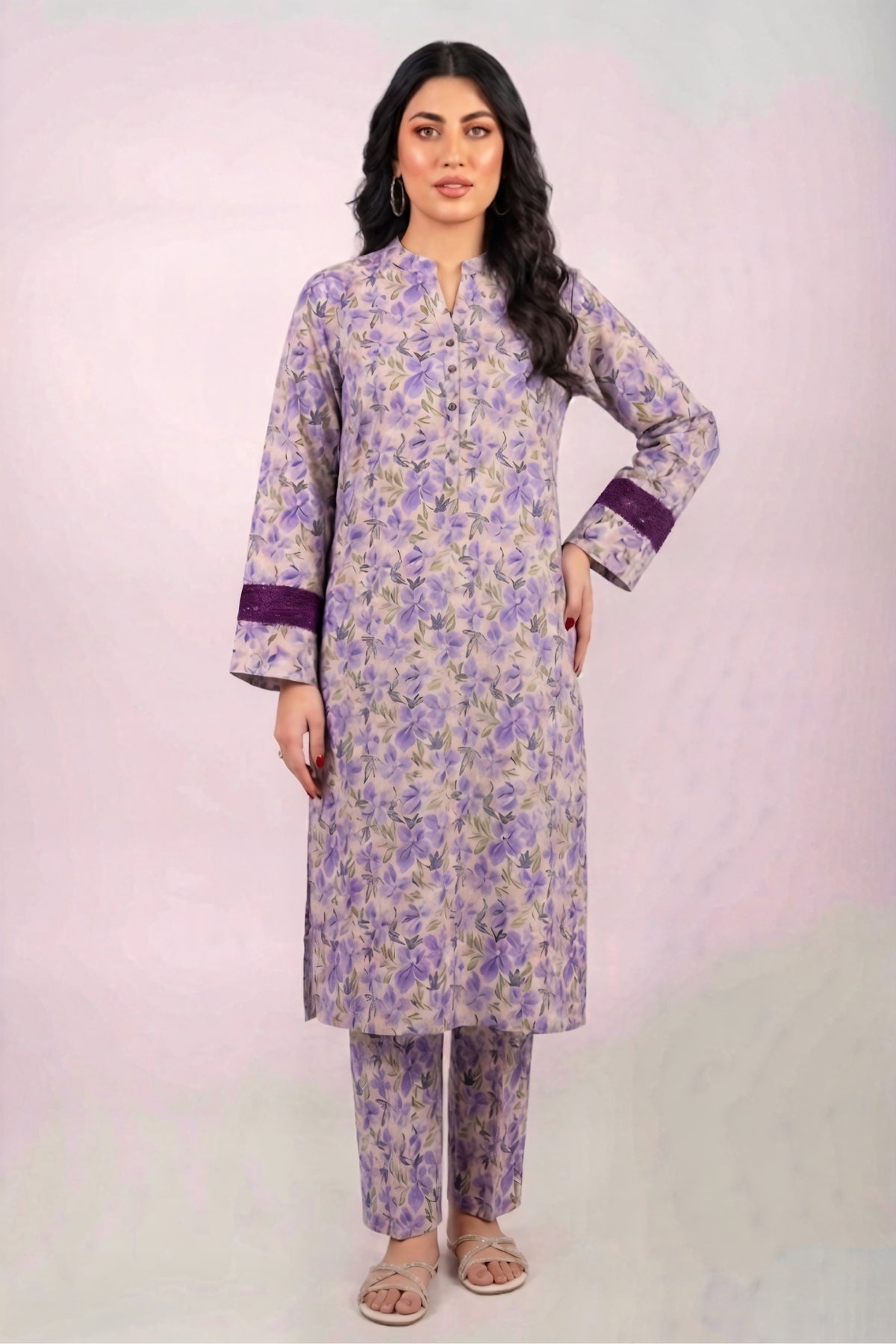Printed Lawn Coord Set
