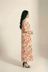 Printed Silk Lawn Kaftaan