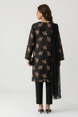 Black Blossom Elegance