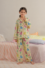Duck Pond Linen Night Suit