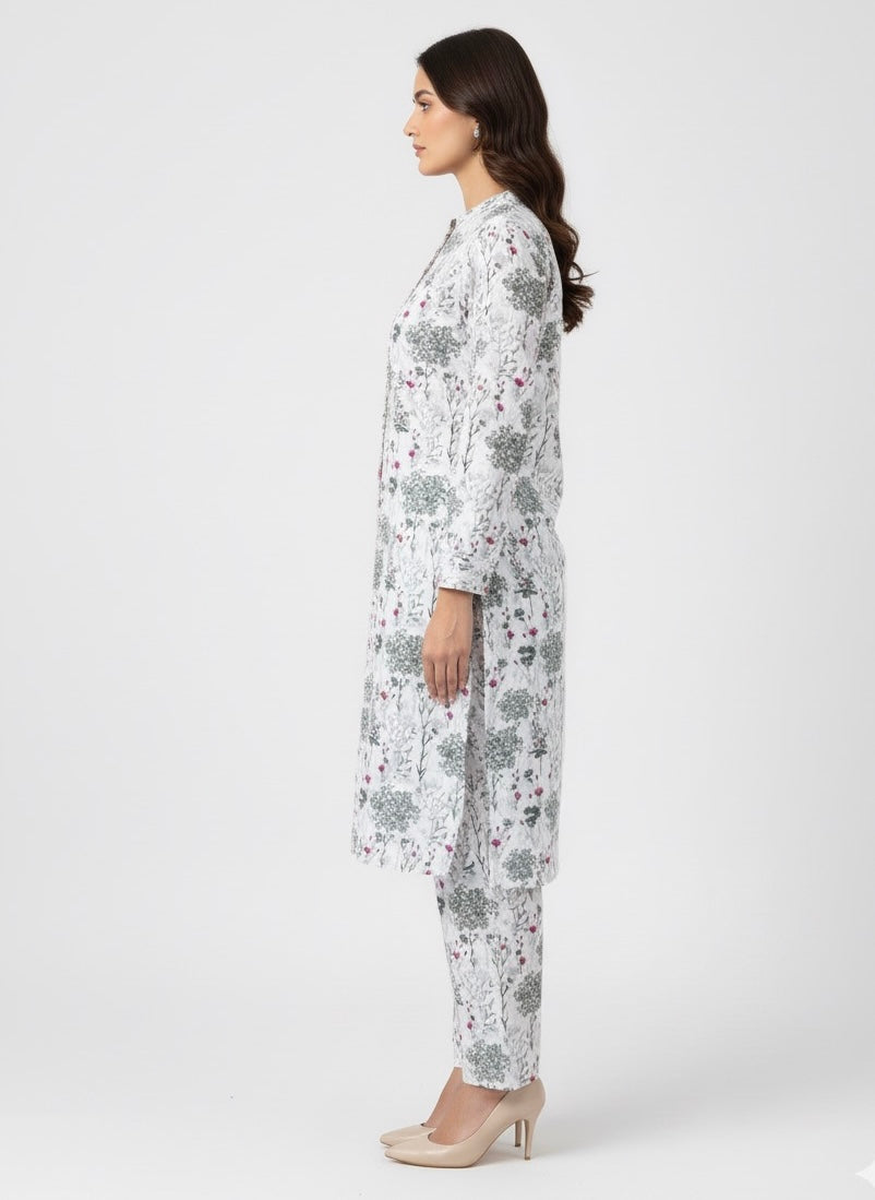 Slub Khaddar Print Set