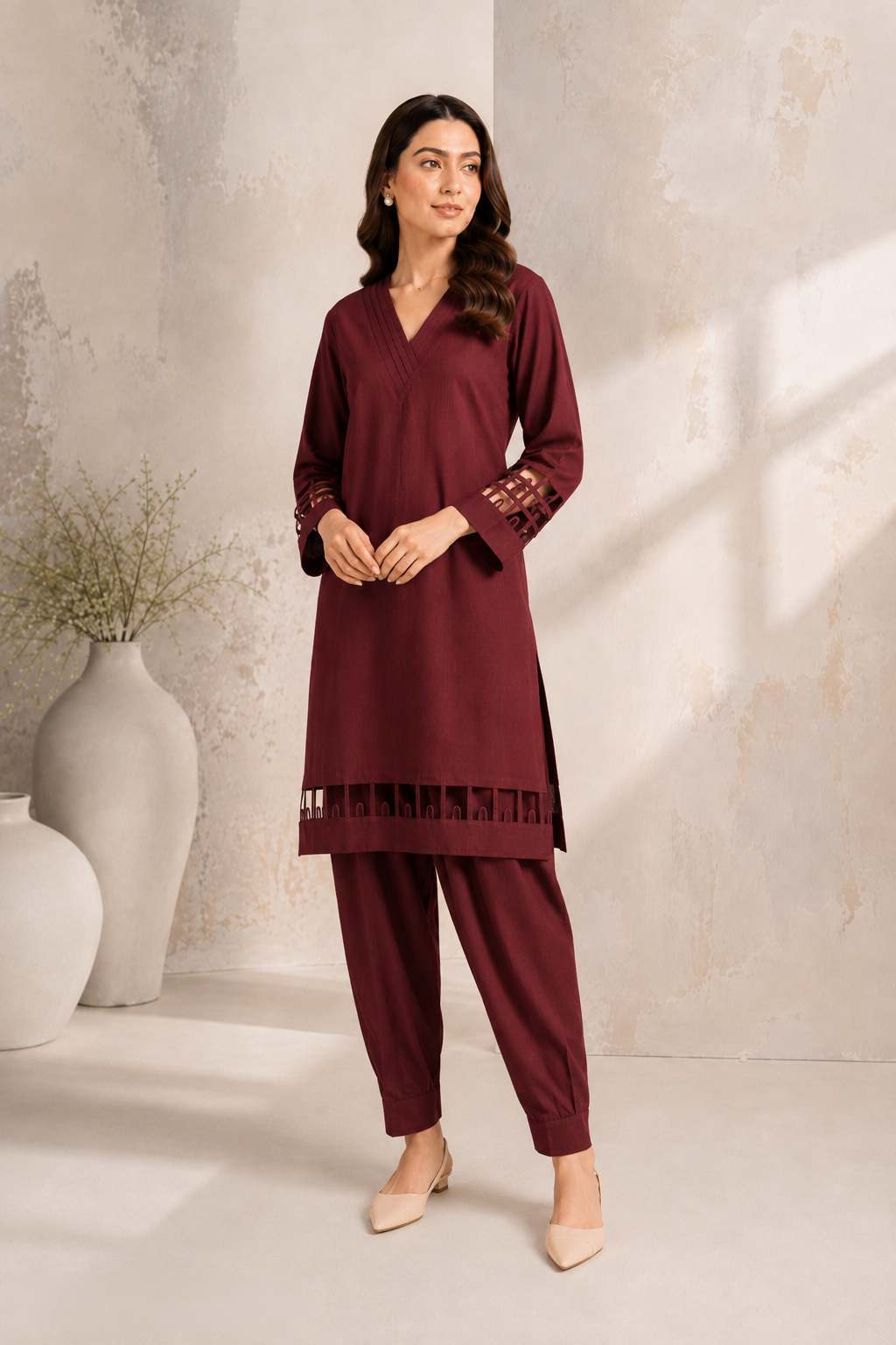 The Lattice Set - Maroon