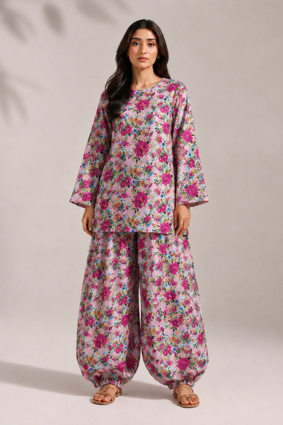 Printed Lawn Coord Set