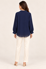 Pearl Top Navy