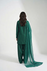 Korean Silk Emerald 3PC