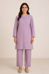 Lilac Panel Solid 2PC