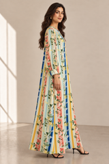 Printed Blend Kaftaan
