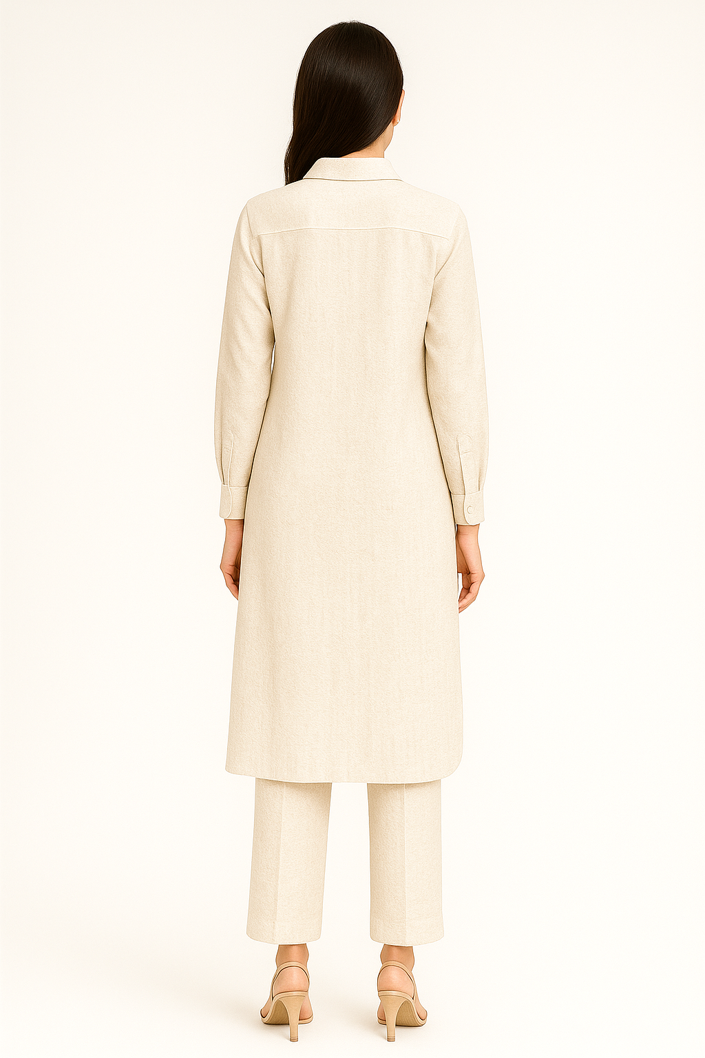 Silk Karandi 2PC Off White
