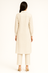 Silk Karandi 2PC Off White