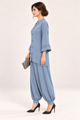 Poise Co-ord Set – Dusty Blue
